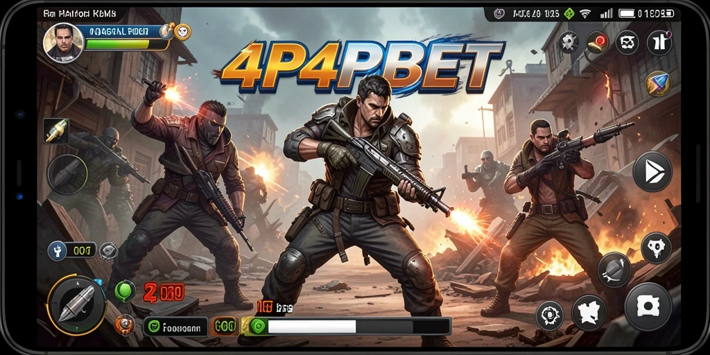 Tampilan aksi mendebarkan dari gameplay 4P4PBET.
