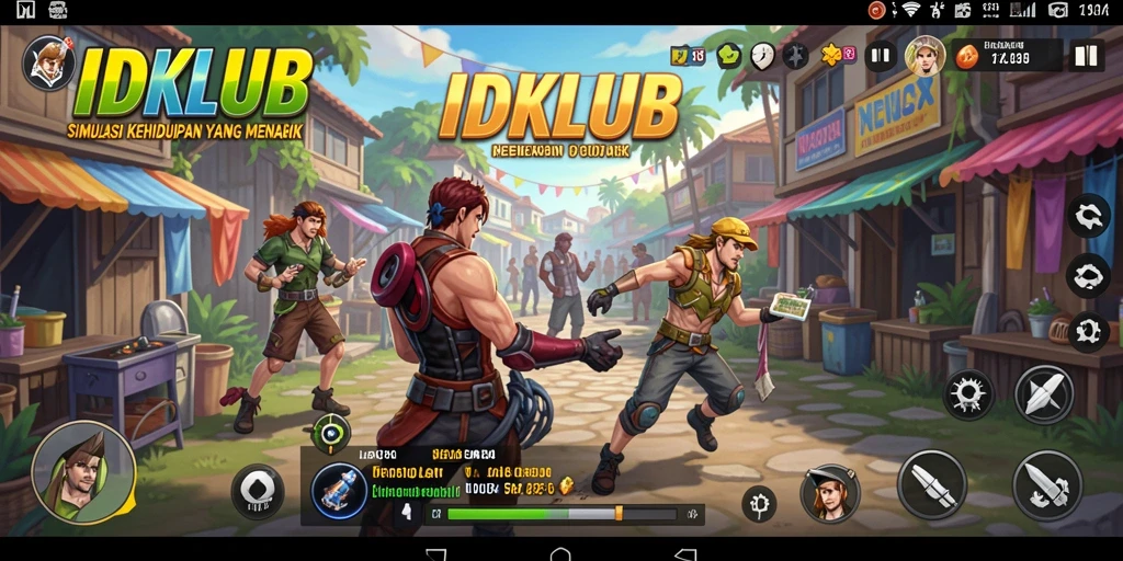 Screenshot utama IDKLUB menunjukkan aksi gameplay Simulation yang mendebarkan.