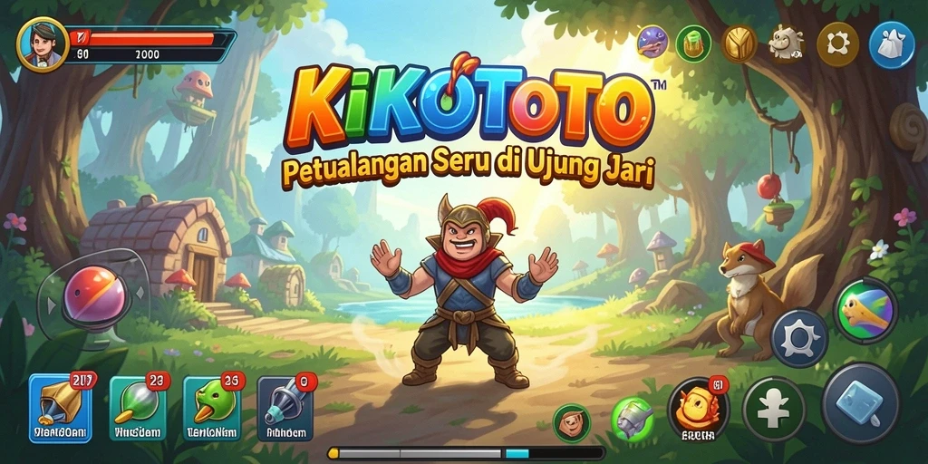 Tampilan gameplay KIKOTOTO yang mengasyikkan dan penuh petualangan.