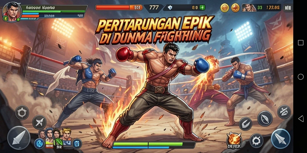Gameplay L777 menampilkan aksi pertarungan yang intens dan grafis yang memukau.