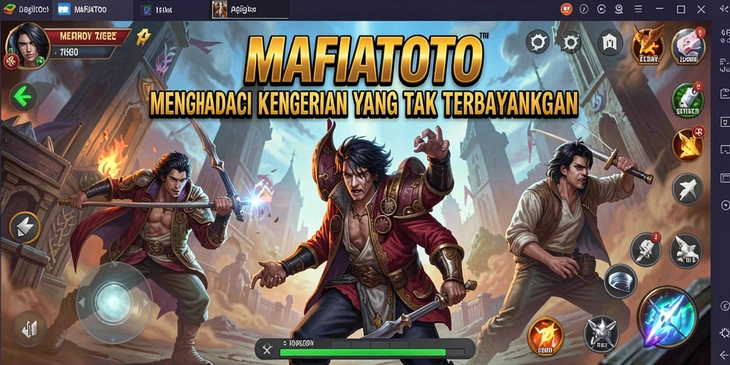 Tampilan gameplay menegangkan di MAFIATOTO.