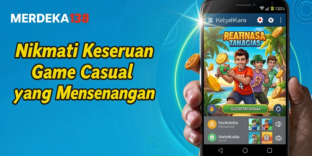 Tampilan gameplay MERDEKA138 yang penuh warna dan interaktif.
