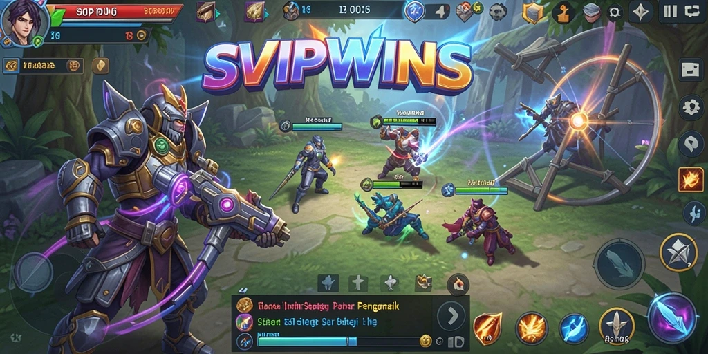 Tampilan menarik dari gameplay SLG di SVIPWINS.